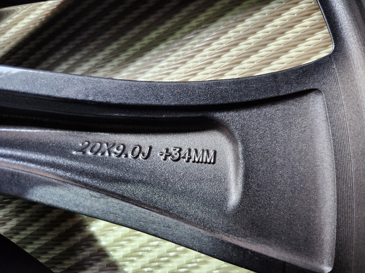 （画像用） TESLA MODEL 3 純正 20インチ ホイールのみ1本 テスラ モデル3 パフォーマンス 9J +34 114.3-5H 1044267-00-A